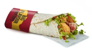 McDonald’s BBQ Chicken wrap - crispy