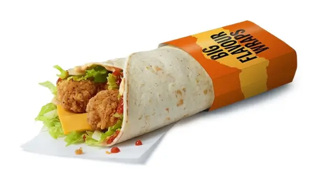 McDonald's Fajita Wrap Crispy